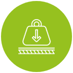 Weight scale icon